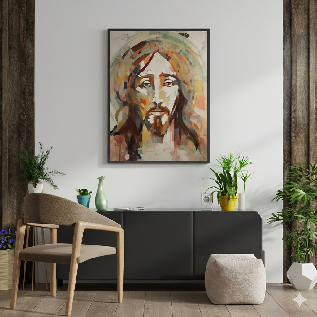 Jesus The Christ | Midcentury Style | Fine Art Print