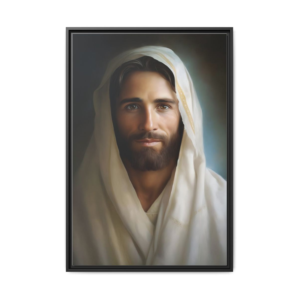 Portrait Of The Messiah Jesus Canvas Print
