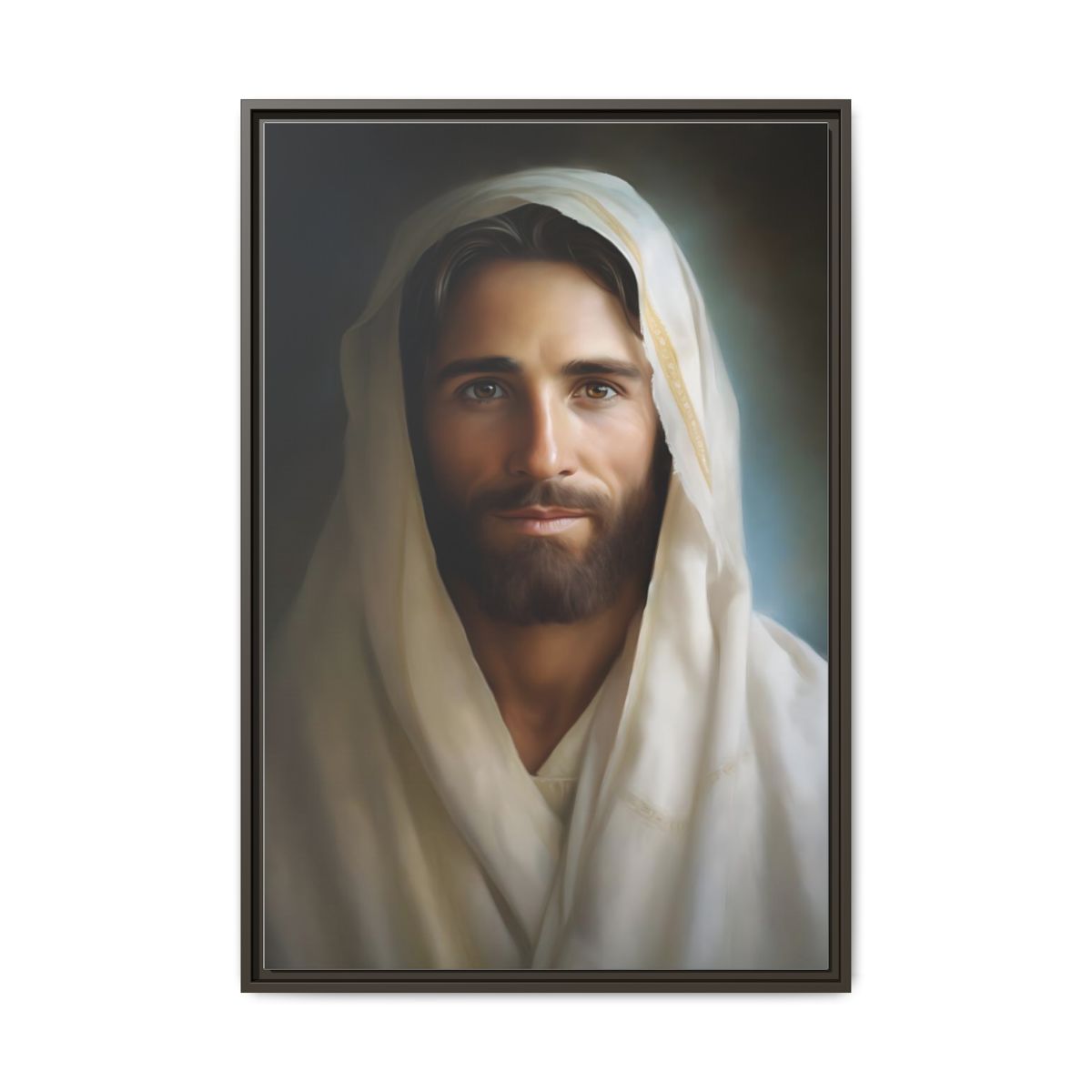 Portrait Of The Messiah Jesus Canvas Print