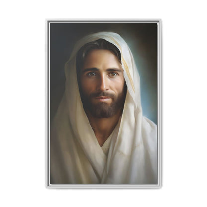 Portrait Of The Messiah Jesus Canvas Print
