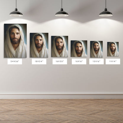 Portrait Of The Messiah Jesus | Comforting | Christian Canvas Wall Art