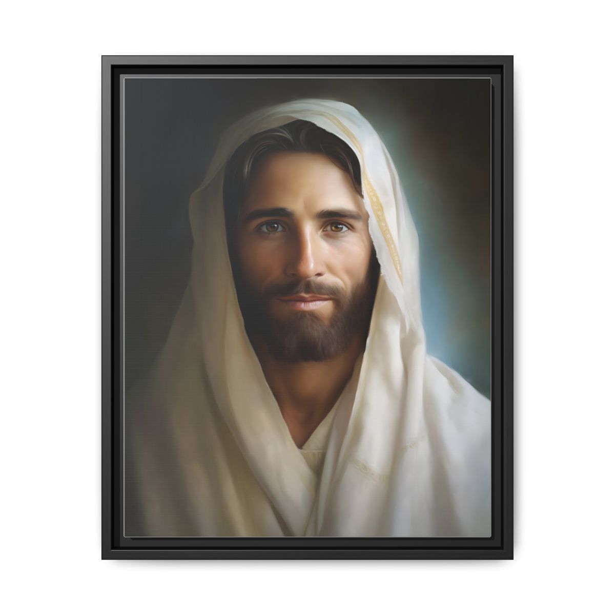 Portrait Of The Messiah Jesus Canvas Print