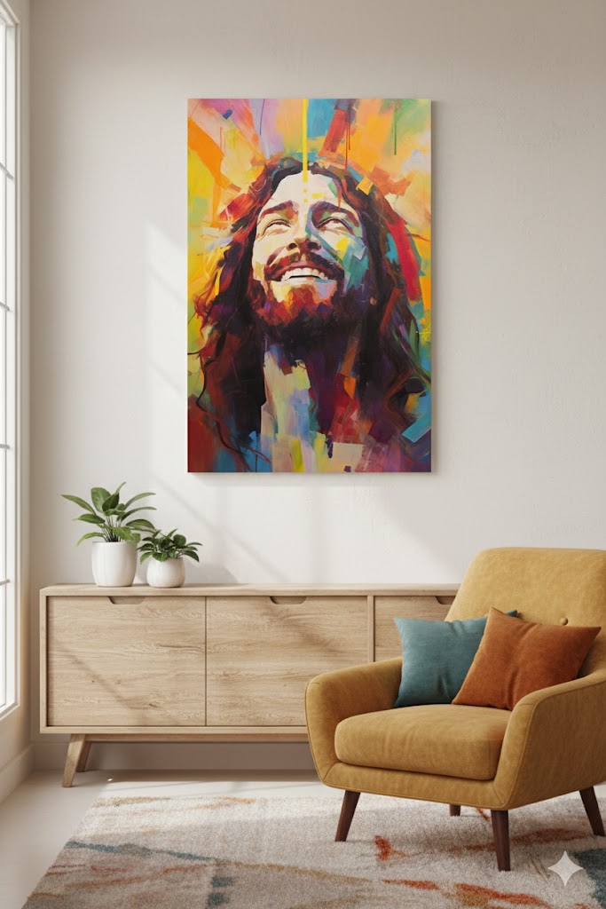 Divine Joy ∣ Joyful ∣ Christian Canvas Wall Art