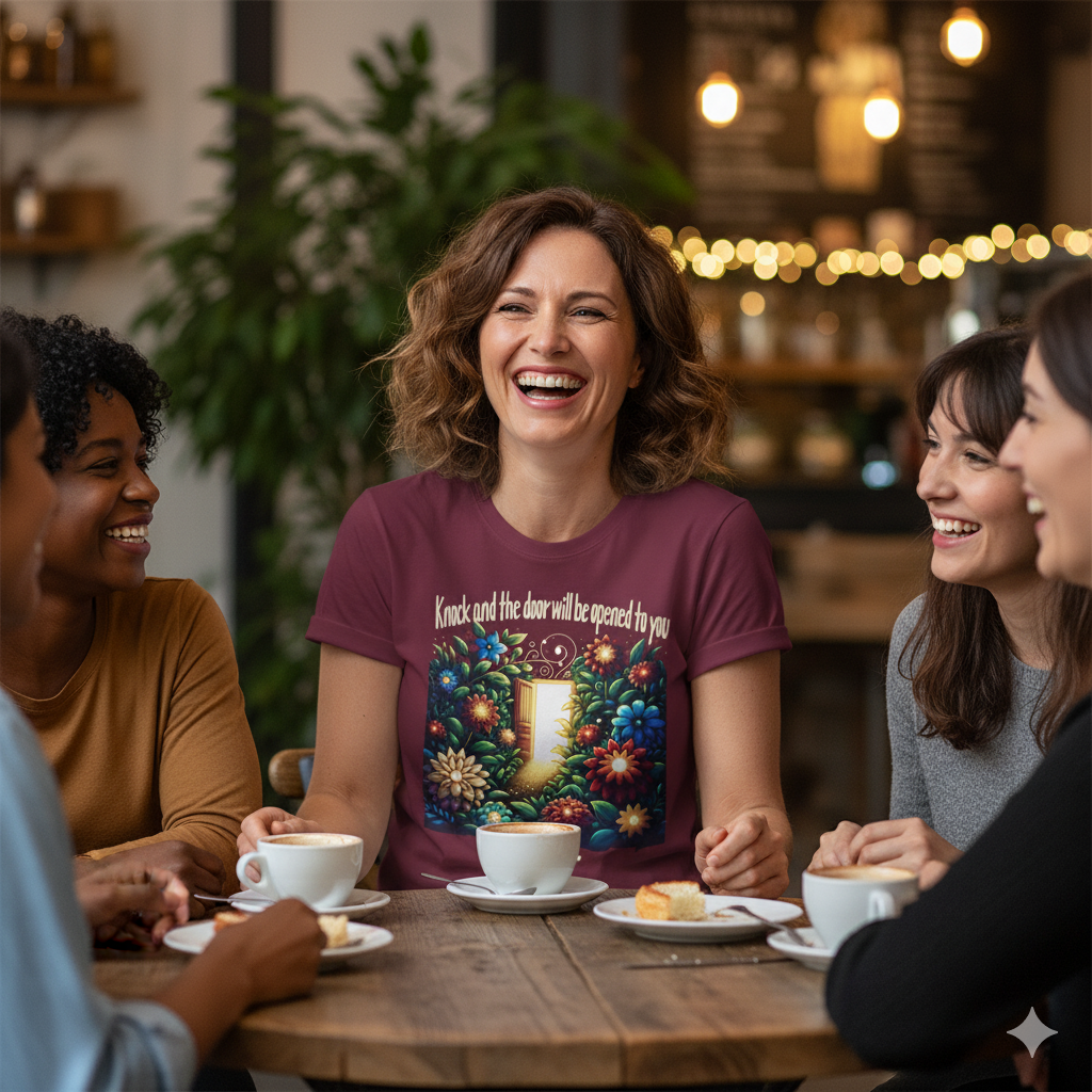 Matthew 7:7 Bible Verse Christian T Shirt