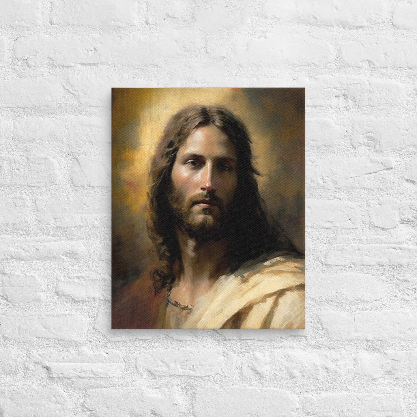 Jesus Christ The Lamb Of God Canvas Print