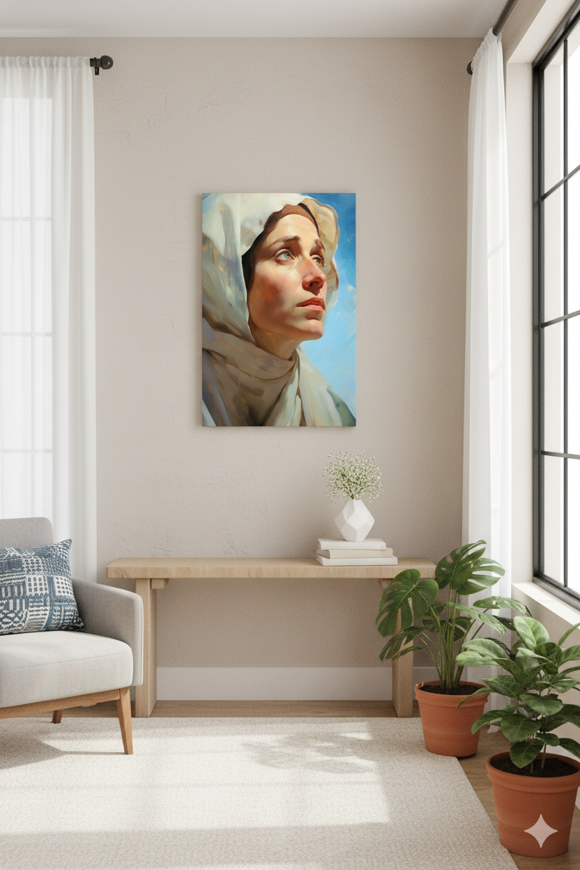 Mother Of Grace | Virgin Mary | Catholic Canvas Wall Art