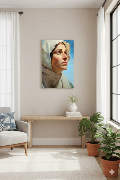 Mother Of Grace | Virgin Mary | Catholic Canvas Wall Art