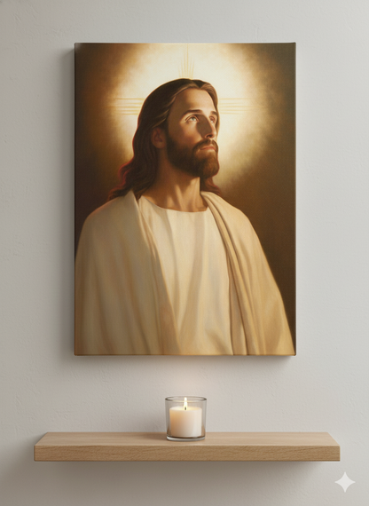 Our Blessed Savior Jesus Christ | Traditional & Calming | Christian Canvas Wall Art
