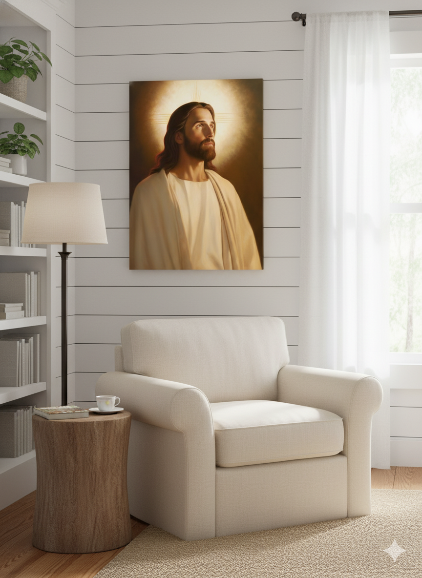 Our Blessed Savior Jesus Christ | Traditional & Calming | Christian Canvas Wall Art