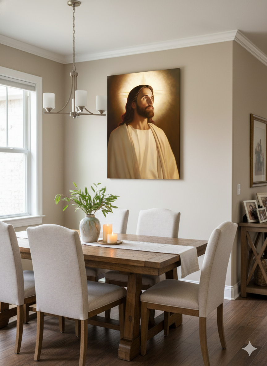 Our Blessed Savior Jesus Christ | Traditional & Calming | Christian Canvas Wall Art
