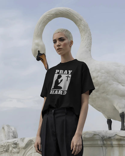 Pray Hard Christian Women's T-Shirt