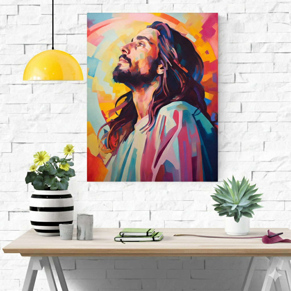 Radiant Savior | Modern Style | Fine Art Print