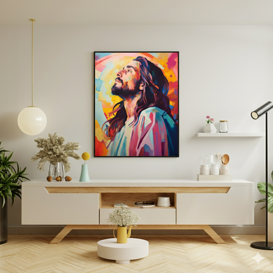 Radiant Savior | Modern Style | Fine Art Print