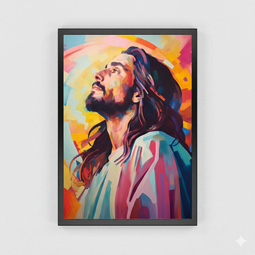 Radiant Savior | Modern Style | Fine Art Print