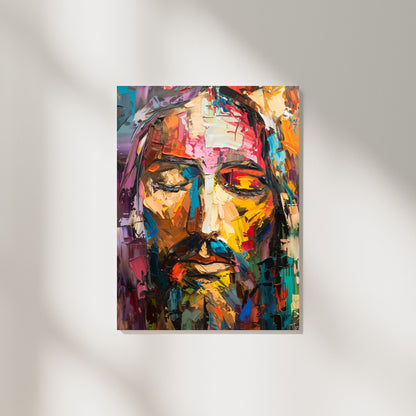 Rainbow Christ | Modern Style | Fine Art Print