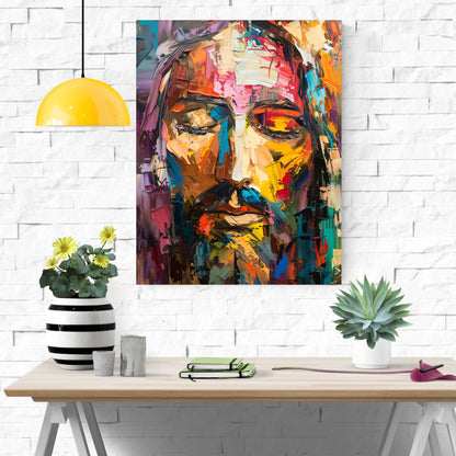 Rainbow Christ | Modern Style | Fine Art Print