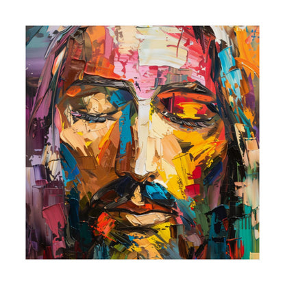 “Rainbow Christ” – Modern Christian Art Print