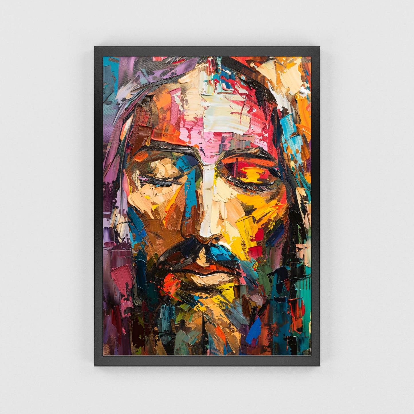 Rainbow Christ | Modern Style | Fine Art Print