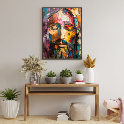 Rainbow Christ | Modern Style | Fine Art Print