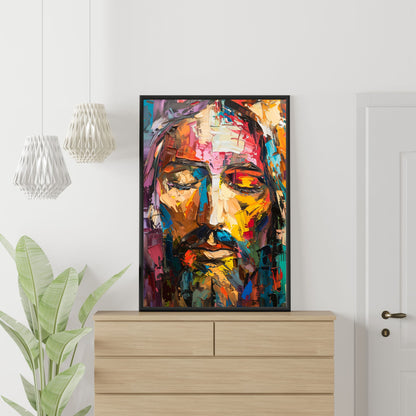 Rainbow Christ | Modern Style | Fine Art Print