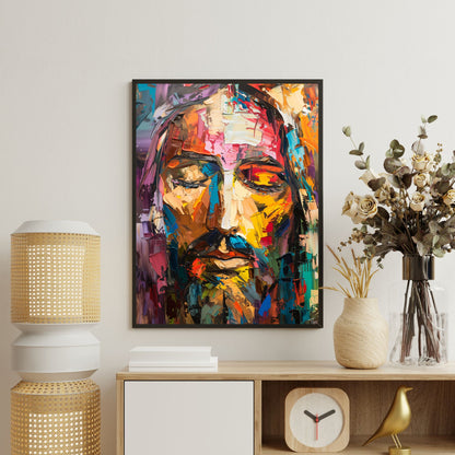 Rainbow Christ | Modern Style | Fine Art Print