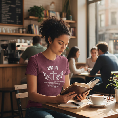 Isaiah 40:31 Rise Up! Christian T-Shirt