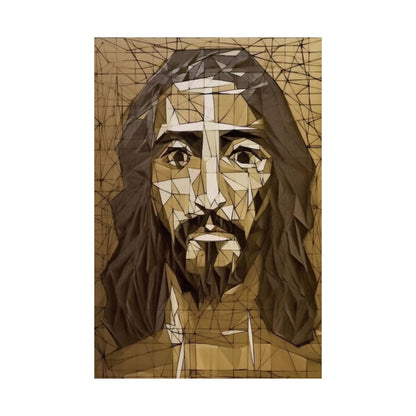 "Sacred Geometry" – Midcentury Modern Abstract Christian Wall Art Print