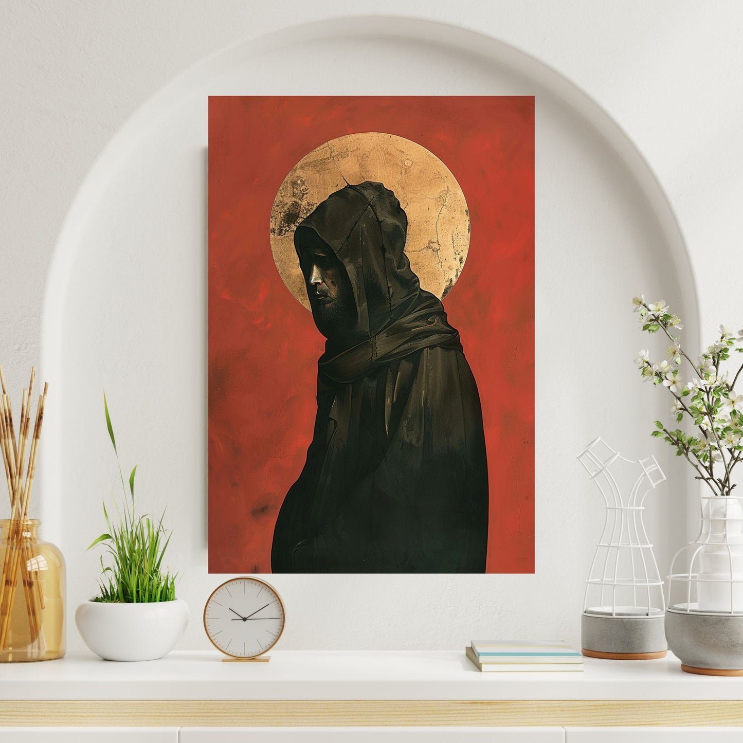 Saint Francis Contemplative | Modern Style | Fine Art Print