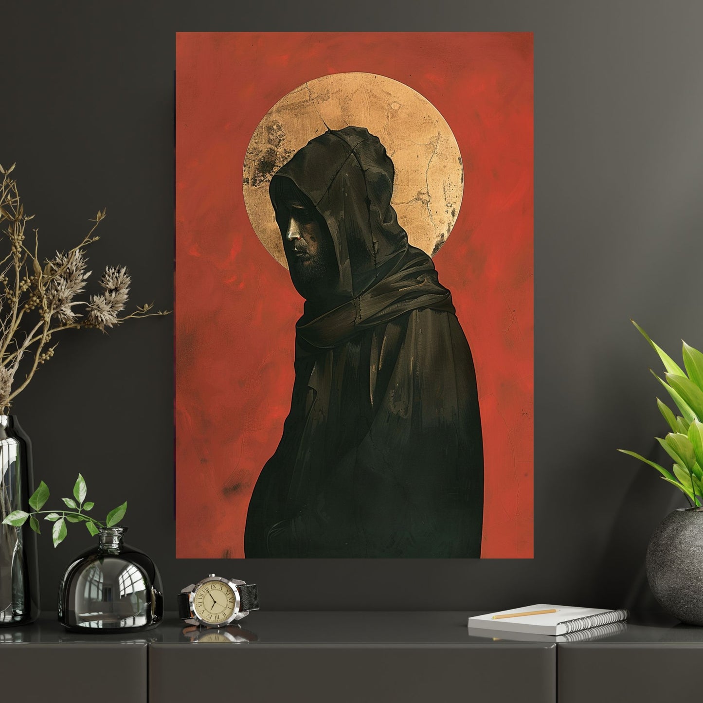 Saint Francis Contemplative | Modern Style | Fine Art Print