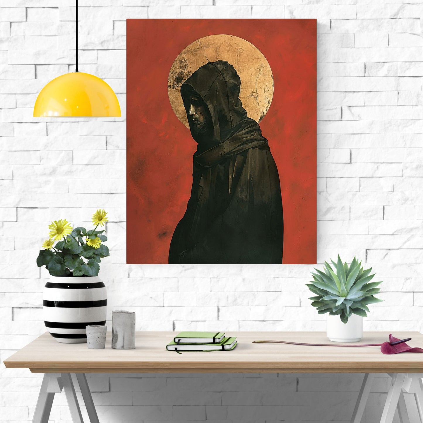 Saint Francis Contemplative | Modern Style | Fine Art Print