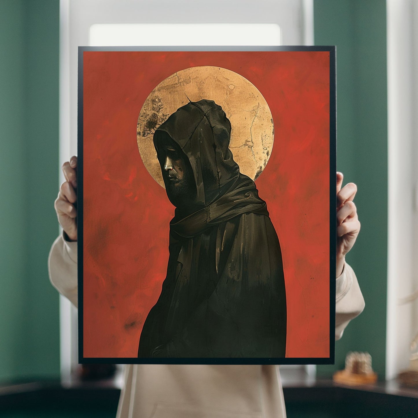 Saint Francis Contemplative | Modern Style | Fine Art Print