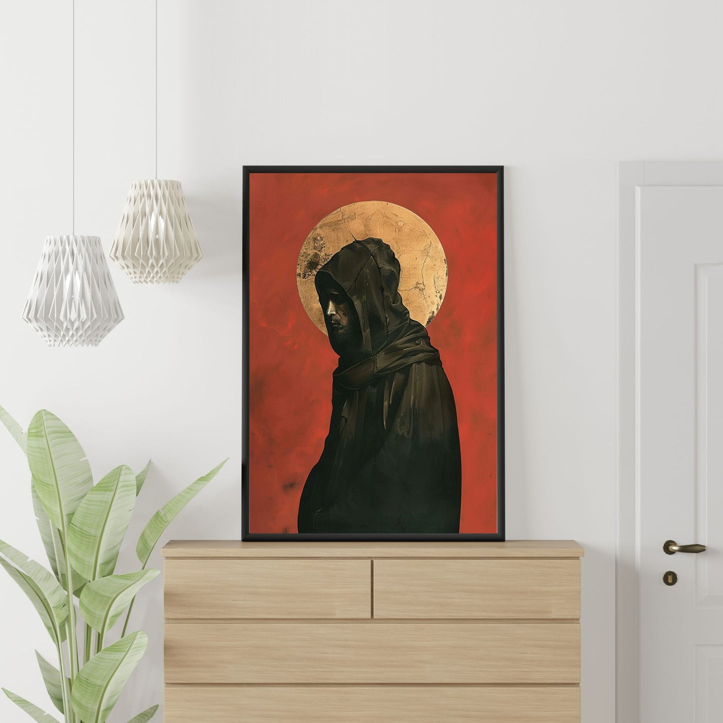 Saint Francis Contemplative | Modern Style | Fine Art Print