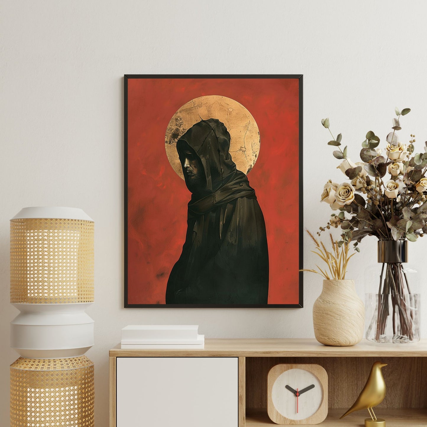 Saint Francis Contemplative | Modern Style | Fine Art Print
