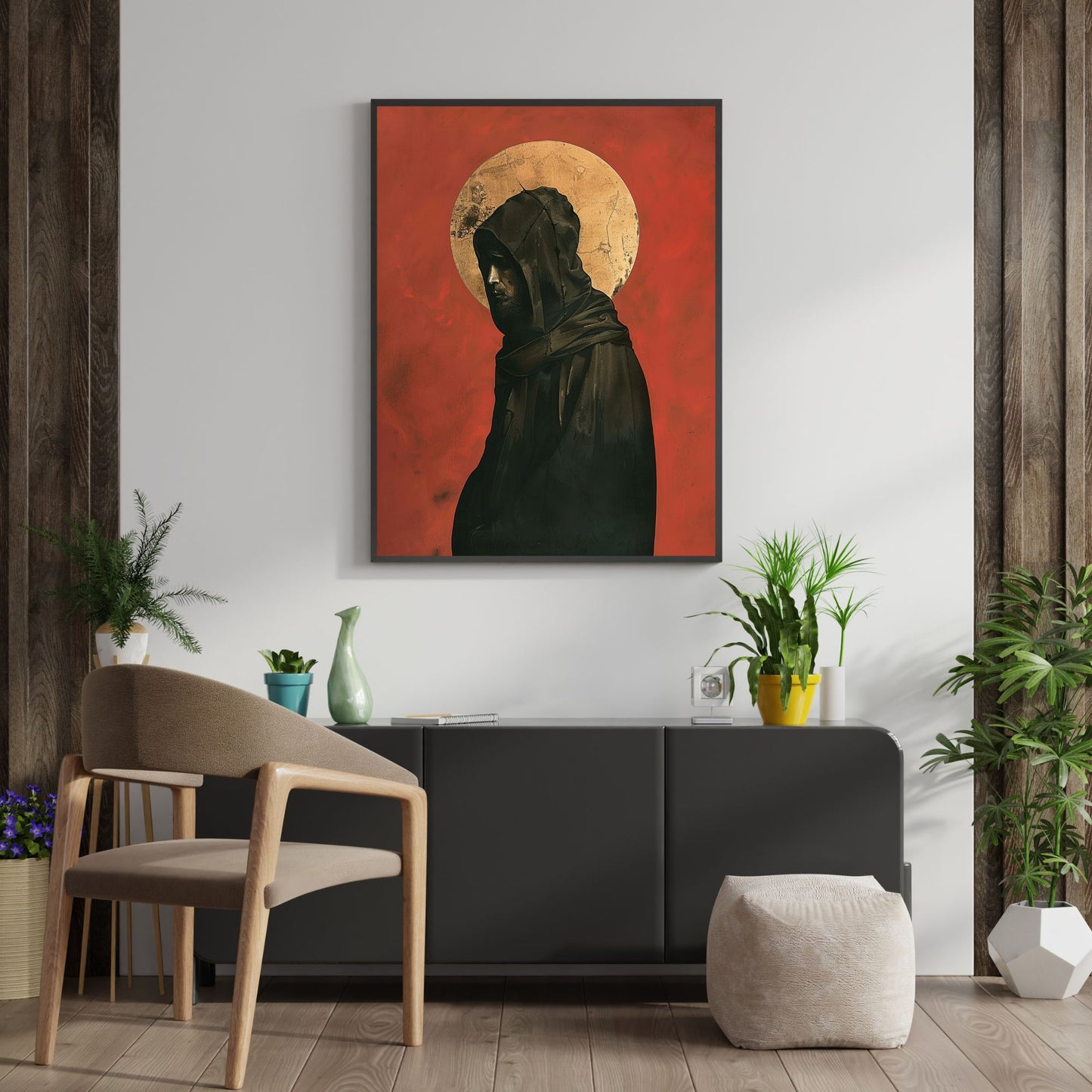 Saint Francis Contemplative | Modern Style | Fine Art Print