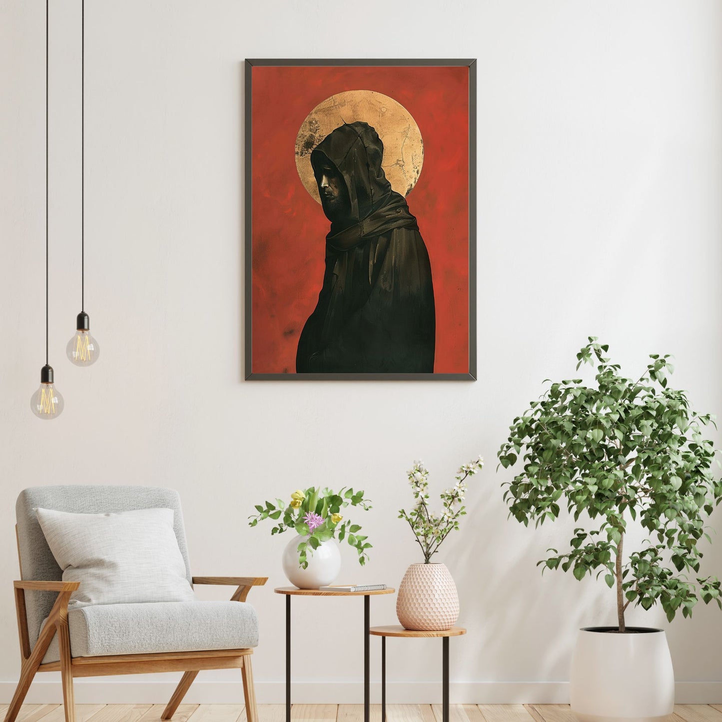 Saint Francis Contemplative | Modern Style | Fine Art Print
