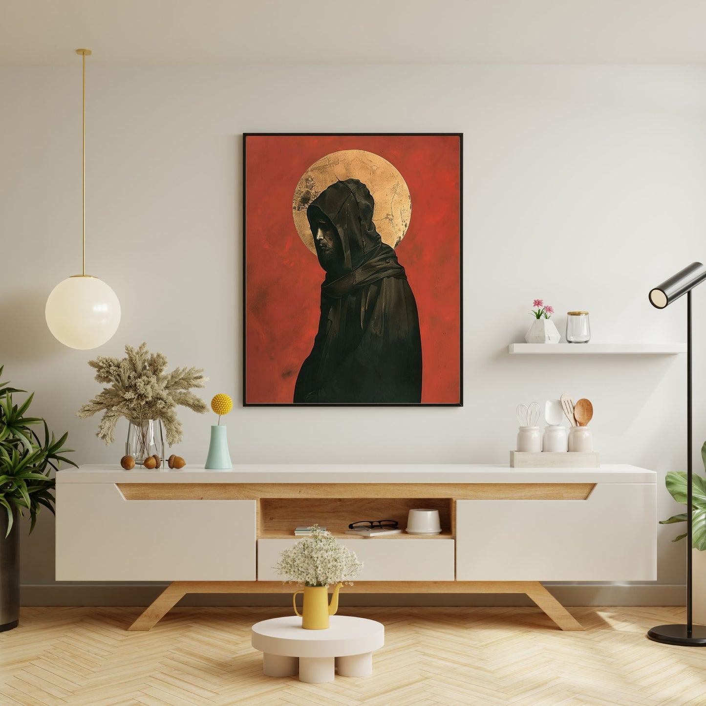 Saint Francis Contemplative | Modern Style | Fine Art Print