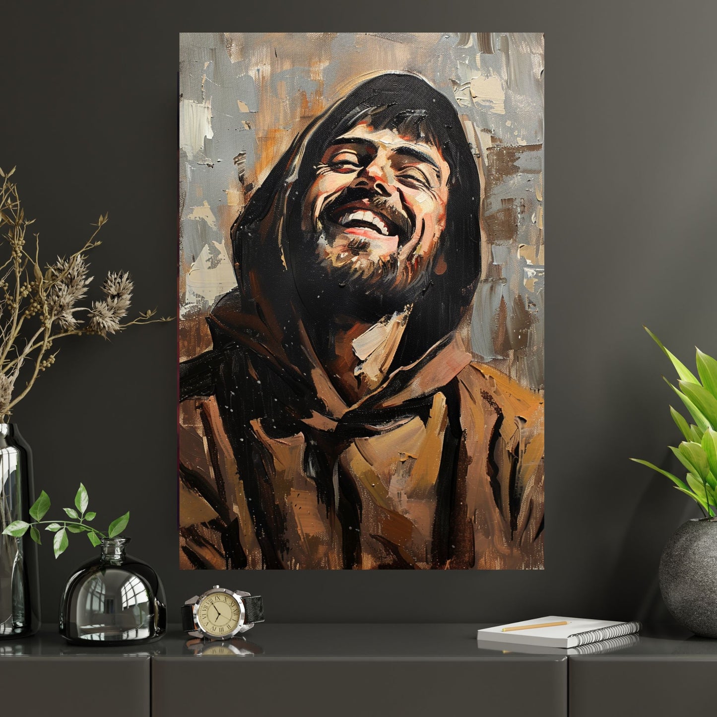 Saint Francis Rejoicing | Midcentury Style | Fine Art Print