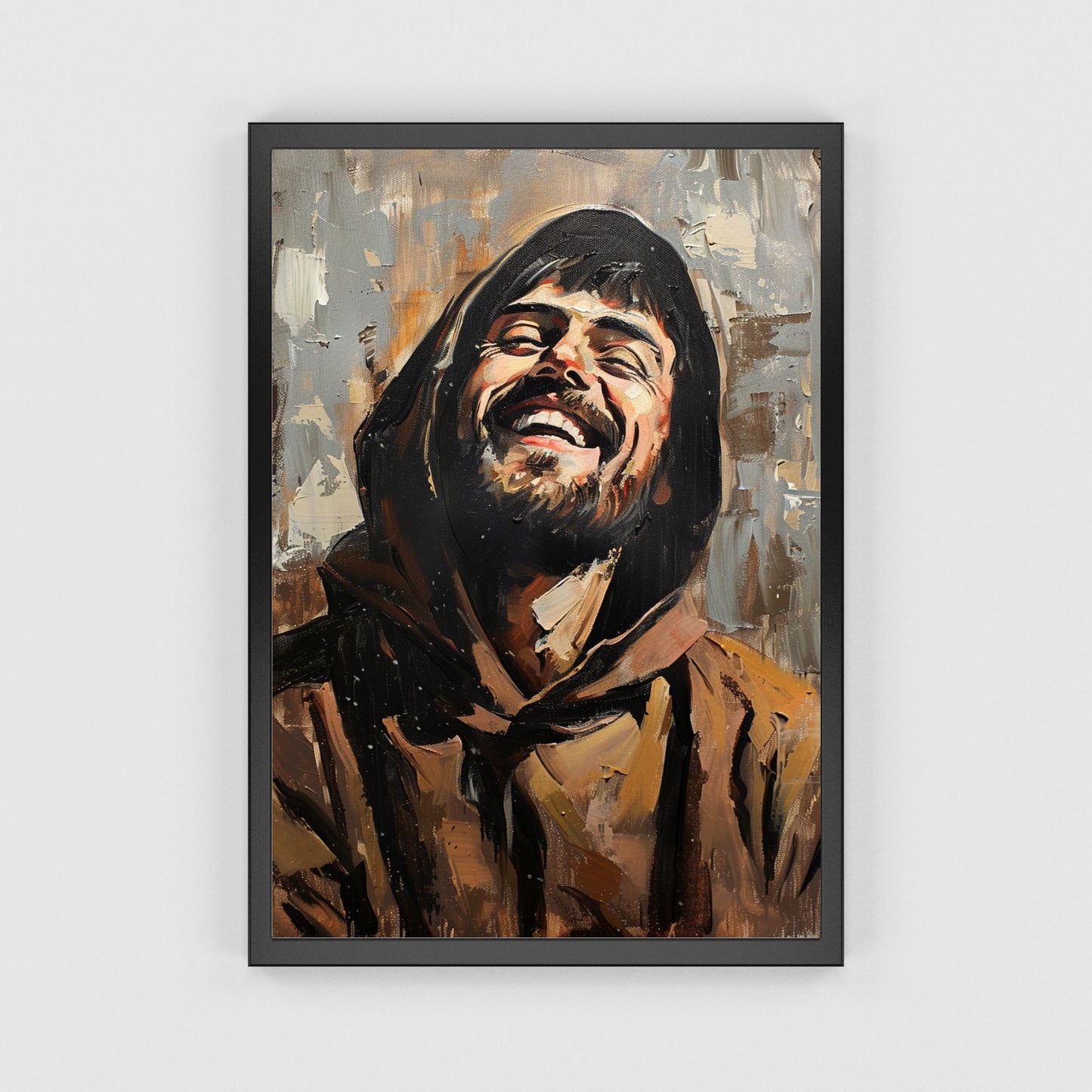 Saint Francis Rejoicing | Midcentury Style | Fine Art Print