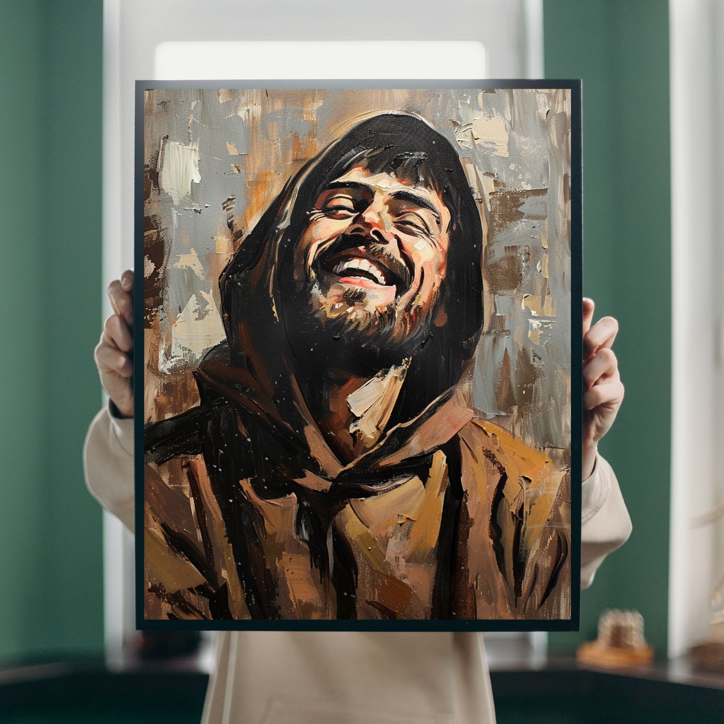 Saint Francis Rejoicing | Midcentury Style | Fine Art Print