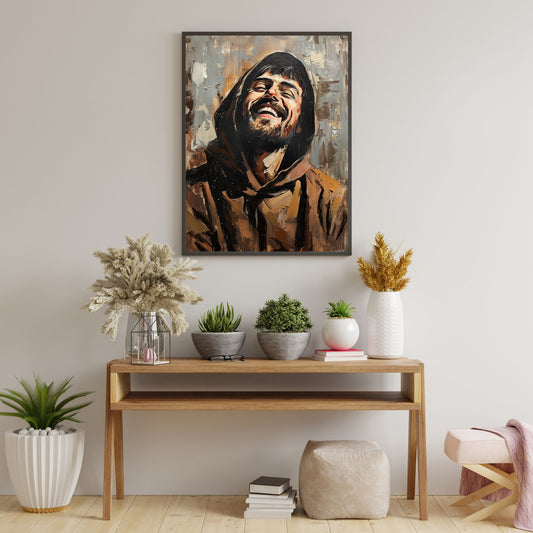 Saint Francis Rejoicing | Midcentury Style | Fine Art Print