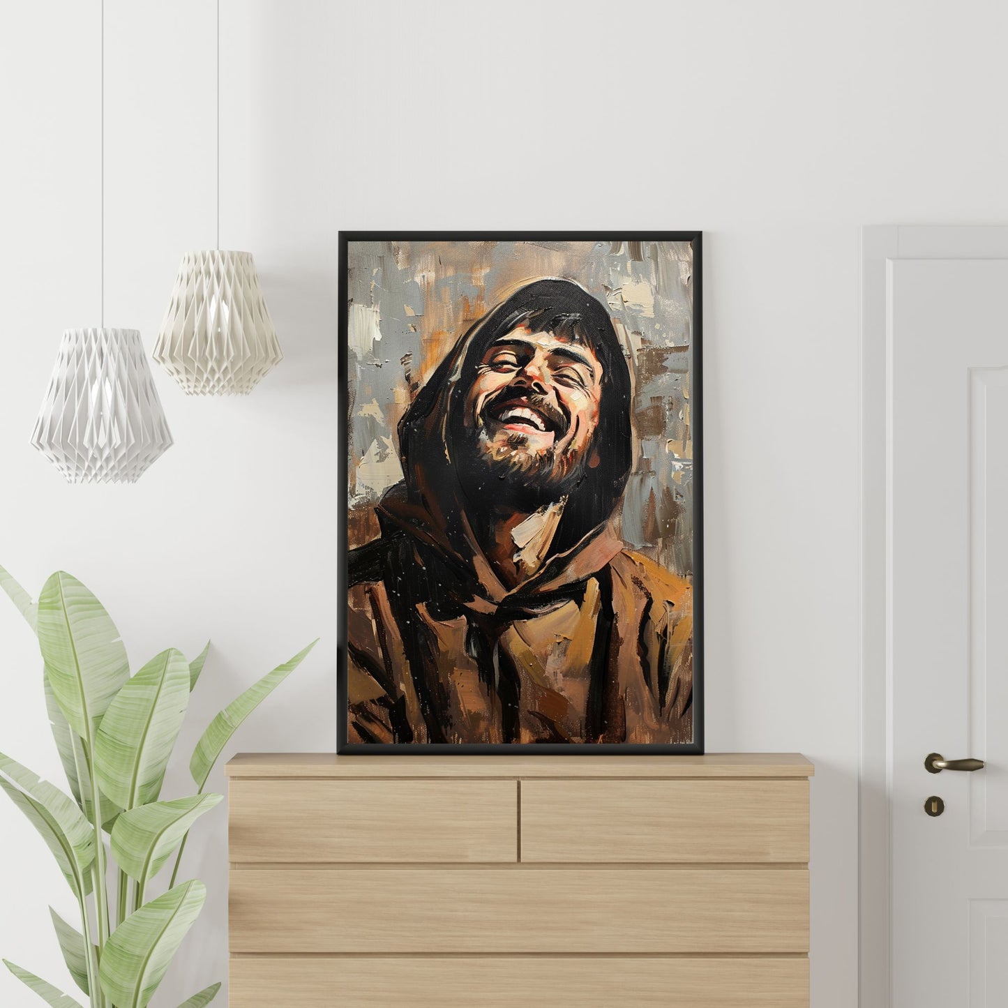 Saint Francis Rejoicing | Midcentury Style | Fine Art Print