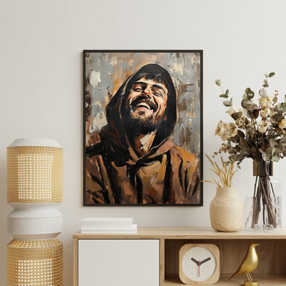 Saint Francis Rejoicing | Midcentury Style | Fine Art Print