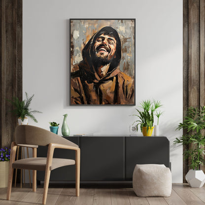 Saint Francis Rejoicing | Midcentury Style | Fine Art Print