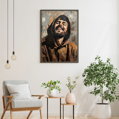 Saint Francis Rejoicing | Midcentury Style | Fine Art Print