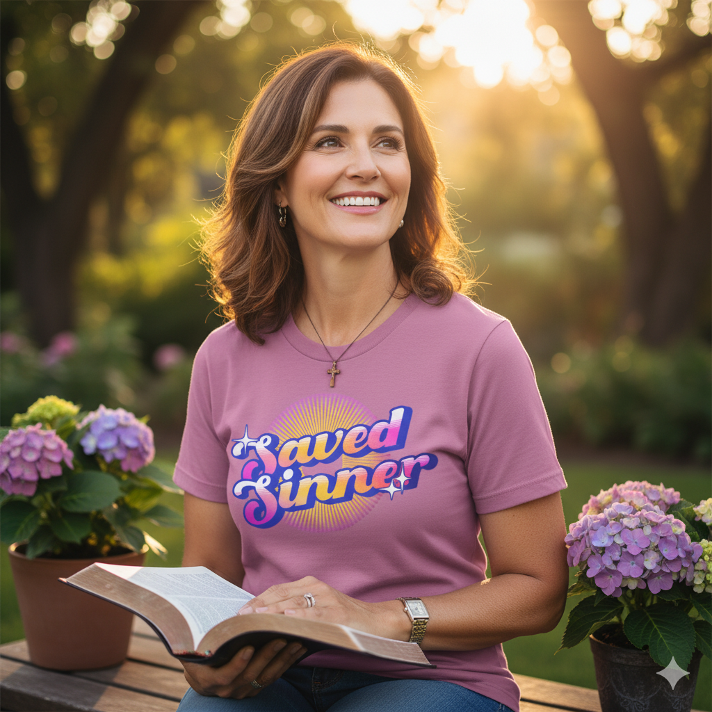 Saved Sinner 90s-Style T-Shirt