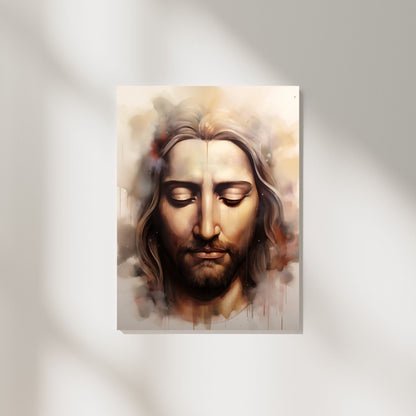Silent Prayer | Watercolor Style | Fine Art Print