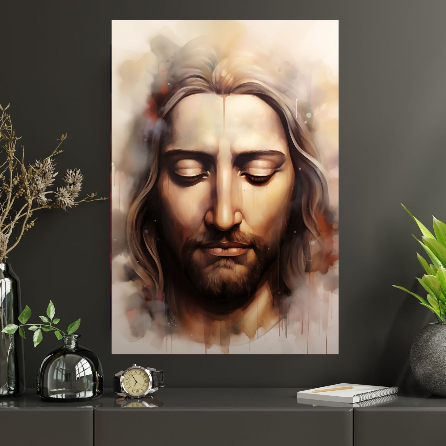 Silent Prayer | Watercolor Style | Fine Art Print