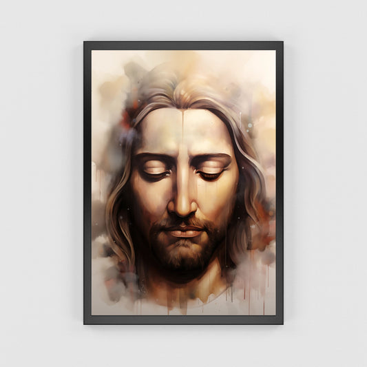 Silent Prayer | Watercolor Style | Fine Art Print