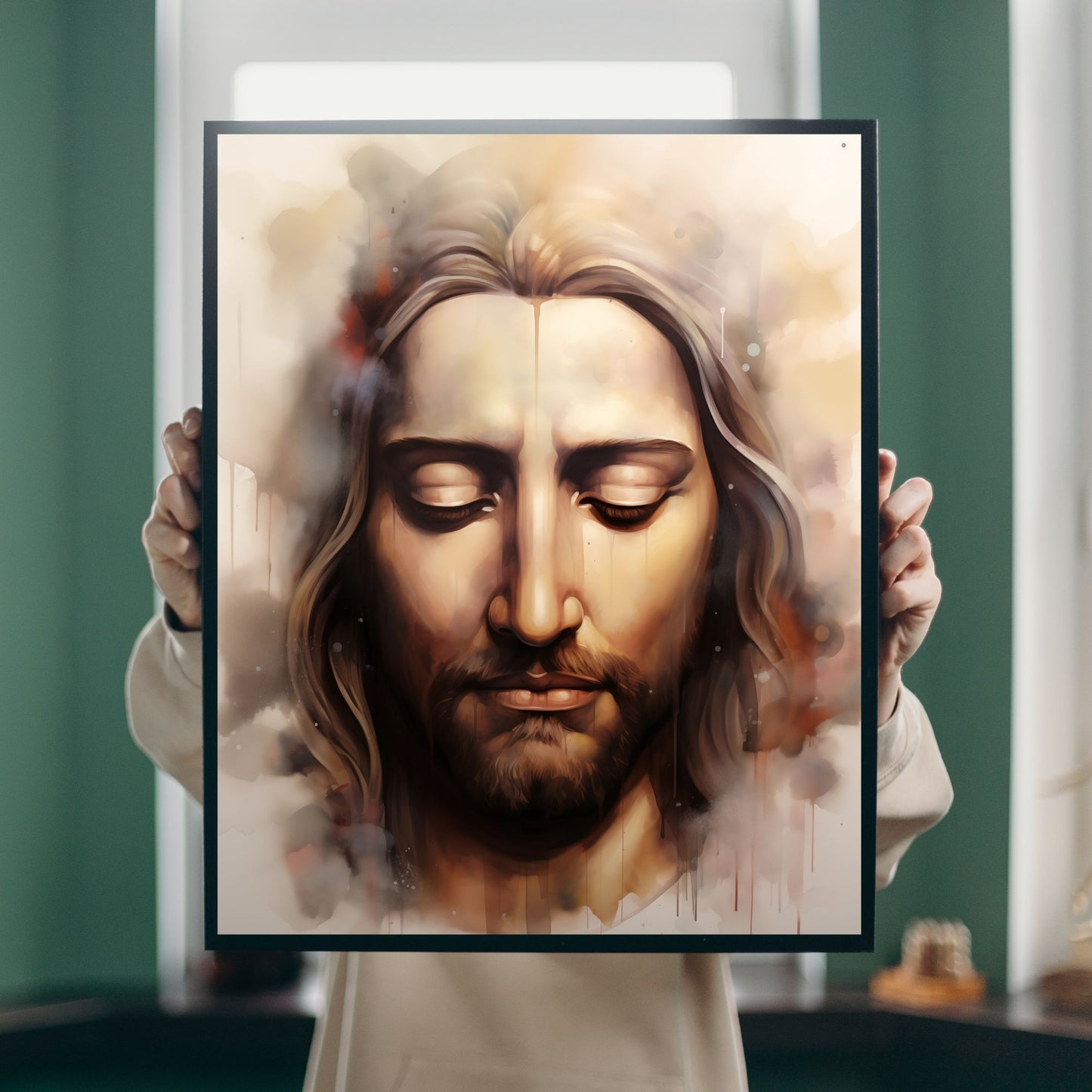 Silent Prayer | Watercolor Style | Fine Art Print