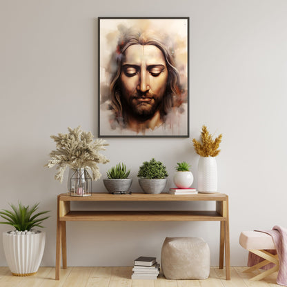 Silent Prayer | Watercolor Style | Fine Art Print